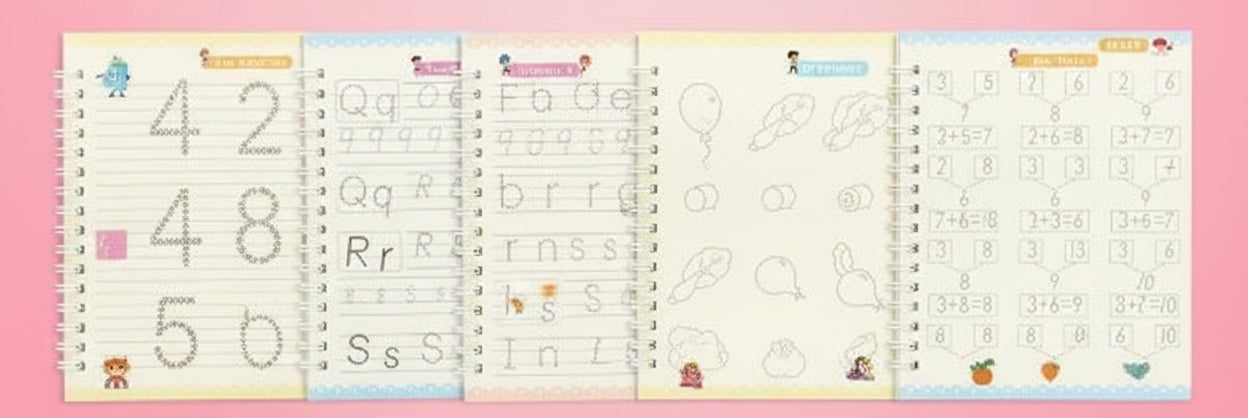 Magic Practice Copybook (4 Book + 10 Refill) (A-127)